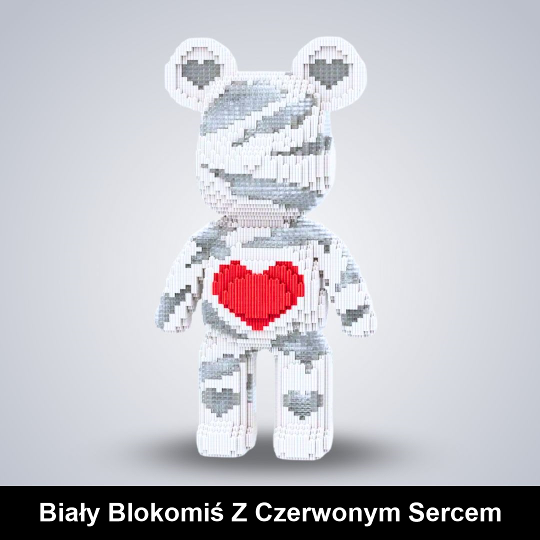 Blokomiś - Wielki miś z klocków do zbudowania