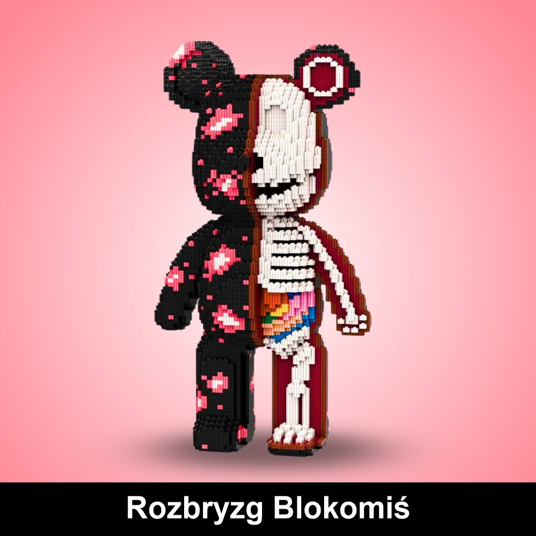 Blokomiś - Wielki miś z klocków do zbudowania