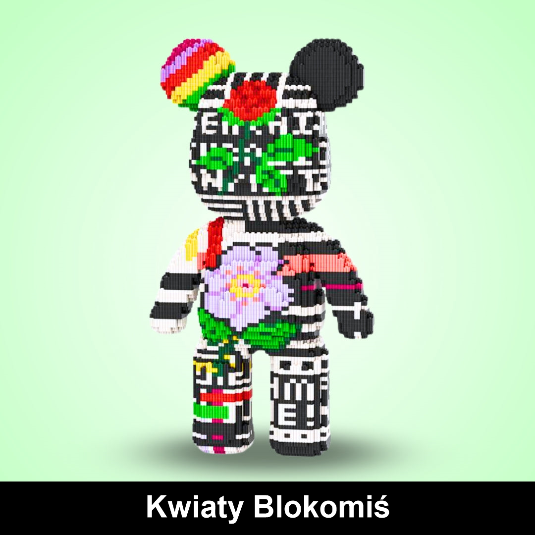 Blokomiś - Wielki miś z klocków do zbudowania