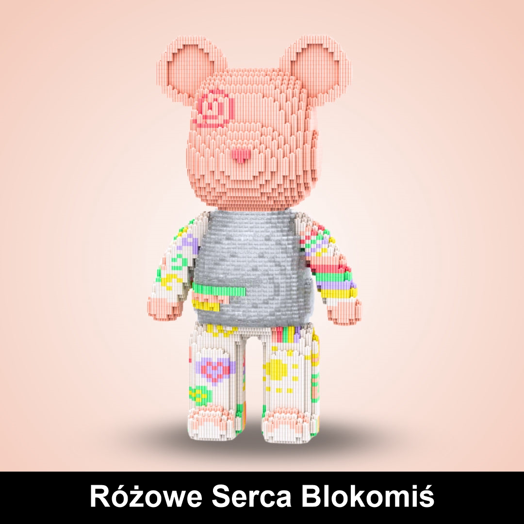 Blokomiś - Wielki miś z klocków do zbudowania